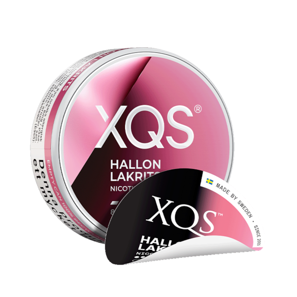 XQS Raspberry Liquorice 8mg
